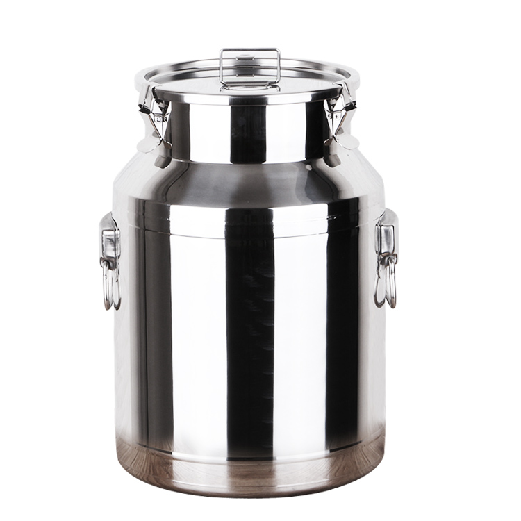 Stainless Steel Stock Seal Pot with Lock Sealed Barrel Sealed Drum for Food Use Large Capacity Storage Original  for Food Use