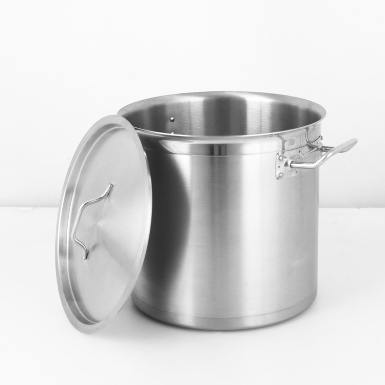 Wholesale Stainless Steel Food Bucket for Soup Warmer and Stock with Double Ears for Restaurant Use