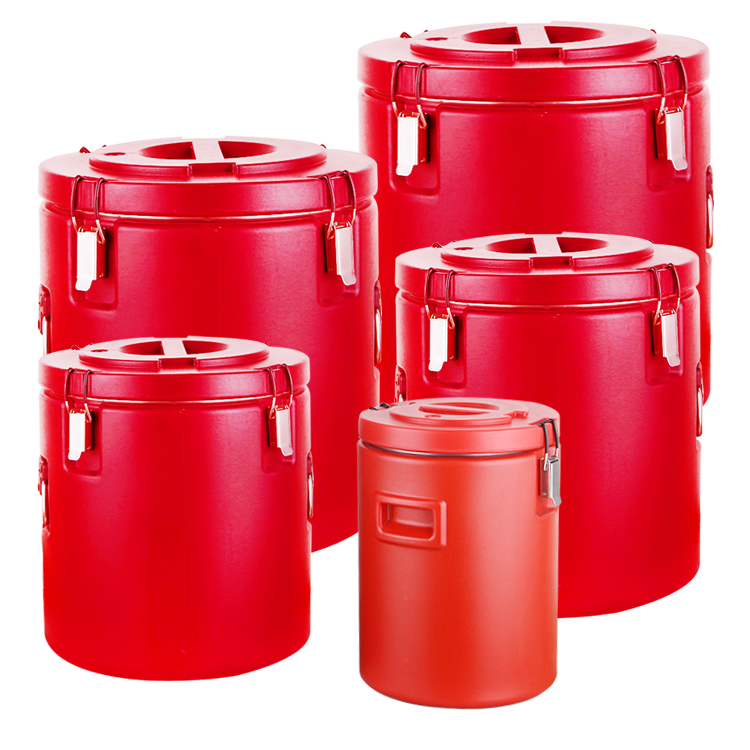 Factory Wholesale 20/30/40/50/60L Commercial Heat Insulation Barrel with Tap Stainless Steel Beverage and Soup Barrel