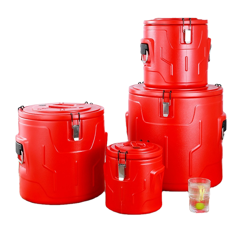 Outdoor Portable Big Size Insulated Food Container Barrel Waterproof Fresh-Keeping Thermal Features Safe for Camping Carton